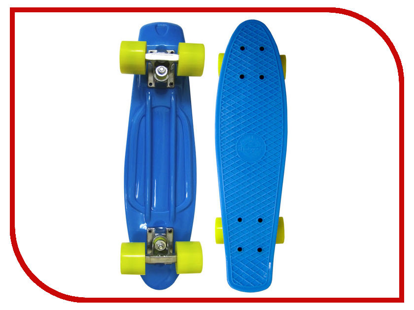 

Скейт EcoBalance Cruiser Board Blue Yellow, Cruiser Board