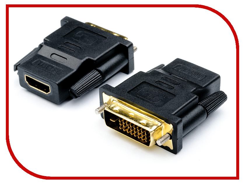 

Аксессуар ATcom DVI M - HDMI F Black АТ11208