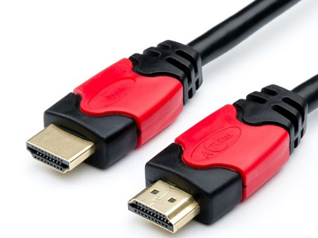 фото Аксессуар ATcom HDMI - HDMI ver 1.4 for 3D 2m Red-Gold AT14946