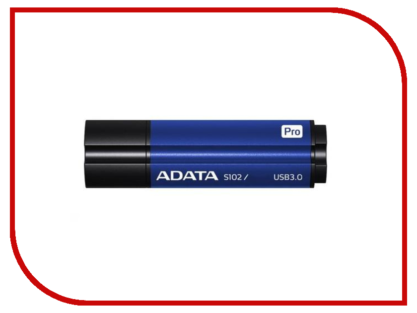 фото USB Flash Drive 64Gb - A-Data S102 Pro USB 3.0 Blue AS102P-64G-RBL