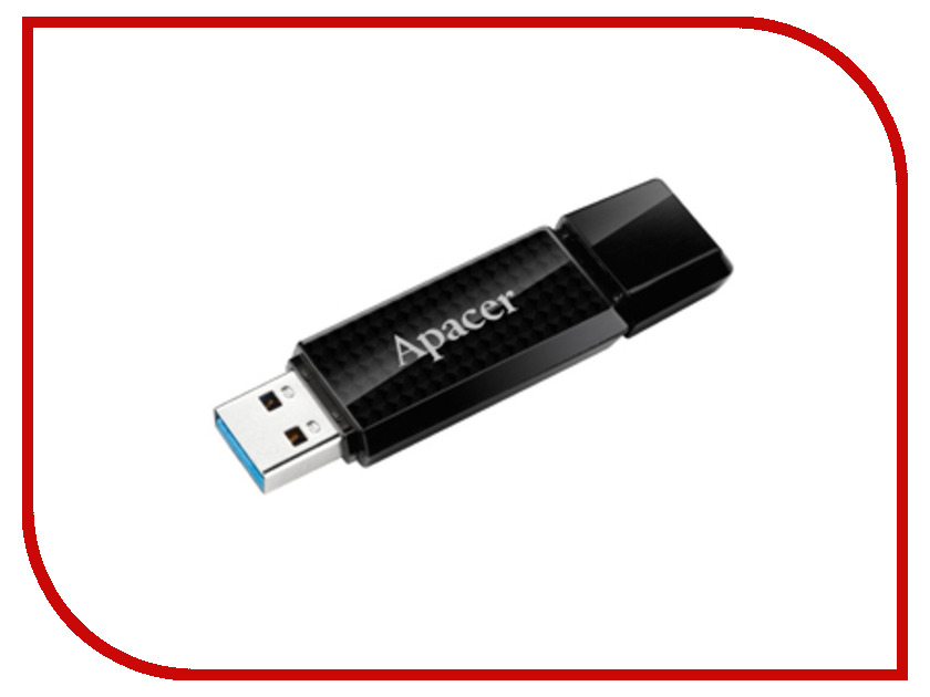 

USB Flash Drive 64Gb - Apacer Handy Steno AH352 USB 3.0 Black AP64GAH352B-1