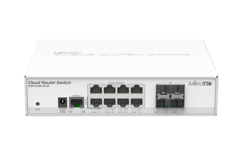 фото Коммутатор mikrotik cloud router switch crs112-8g-4s-in