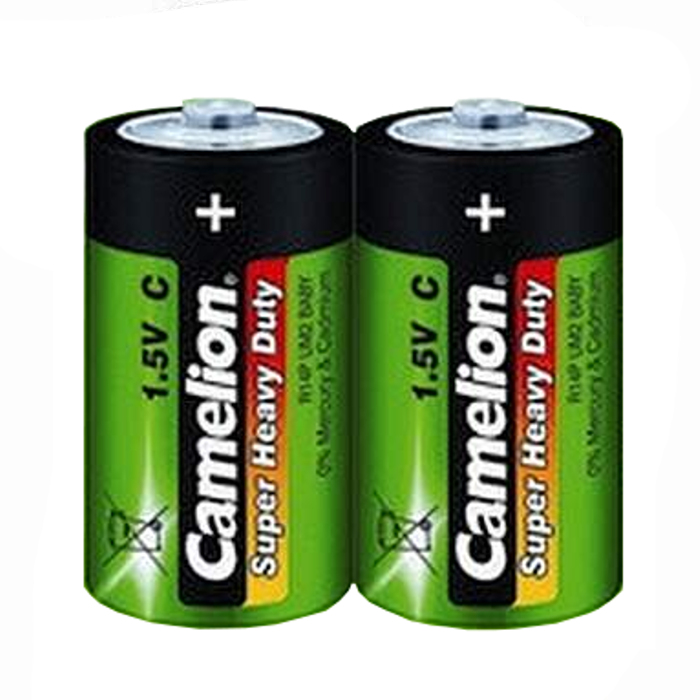 Батарейка C - Camelion Green R14 R14P-BP2G (2 штуки) батарейка camelion r14p bp2g r14p 1 5 в 3800 ма ч 2 шт в упаковке 1670