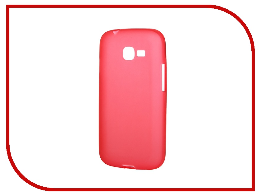 фото Аксессуар Чехол-накладка Gecko for Samsung Galaxy Star Plus S7262 силиконовый Red S-G-SAM7262-RED