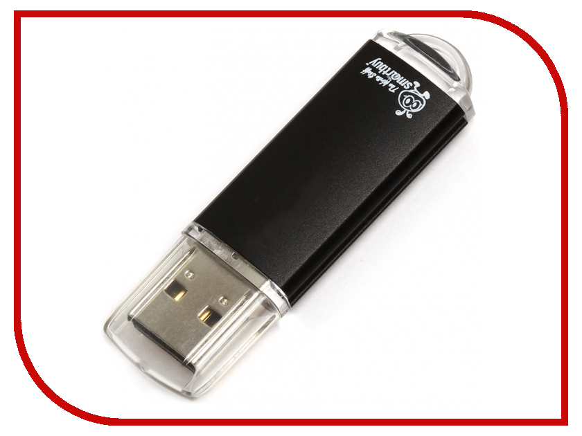 

USB Flash Drive 64Gb - SmartBuy V-Cut Black SB64GBVC-K3, SB64GBVC-K3