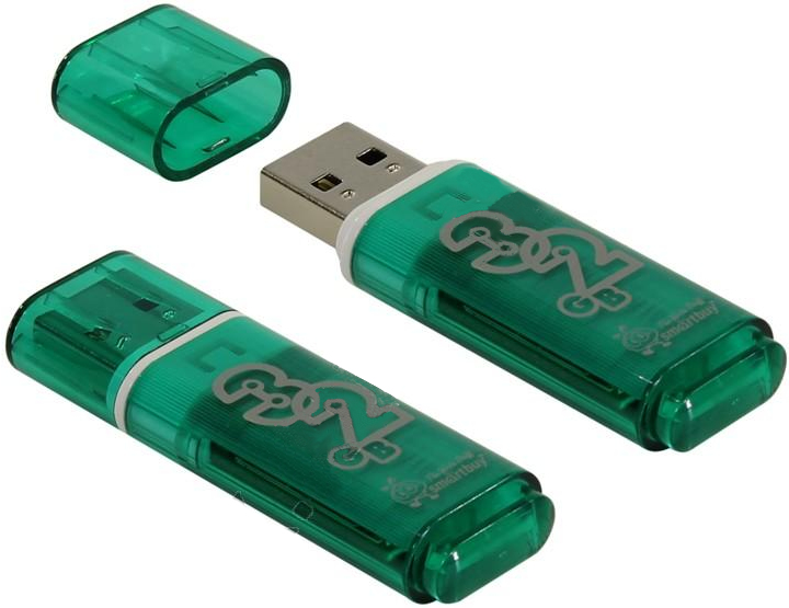 фото Usb flash drive 32gb - smartbuy glossy green sb32gbgs-g
