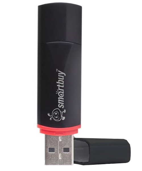 Фото - USB Flash Drive 32Gb - SmartBuy Crown Black SB32GBCRW-K smartbuy usb drive 32gb lara red sb32gblara r
