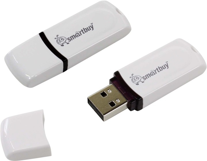 Zakazat.ru: USB Flash Drive 32Gb - SmartBuy Paean White SB32GBPN-W