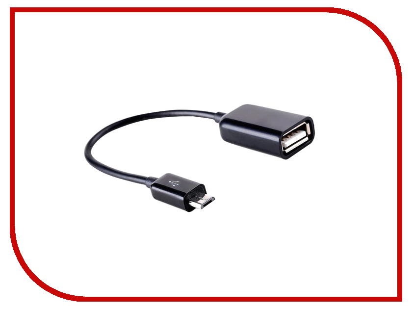 

Аксессуар BROSCO OTG USB - Micro USB Black OTG-CABLE-01-BLACK