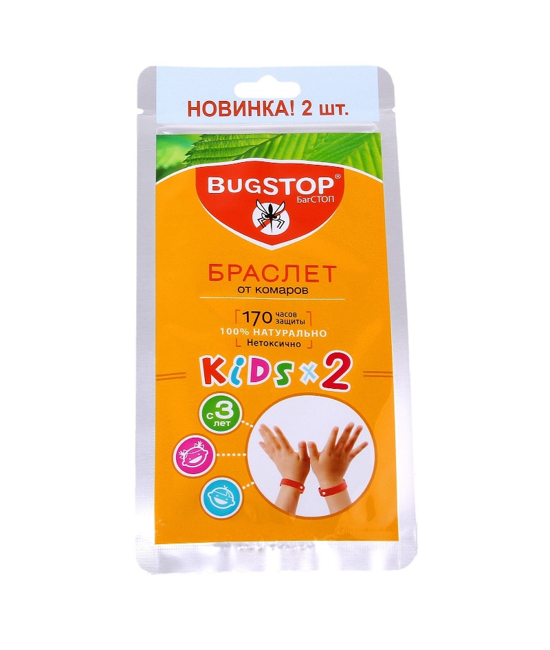 фото Средство защиты от комаров BugSTOP KIDS детский 721738