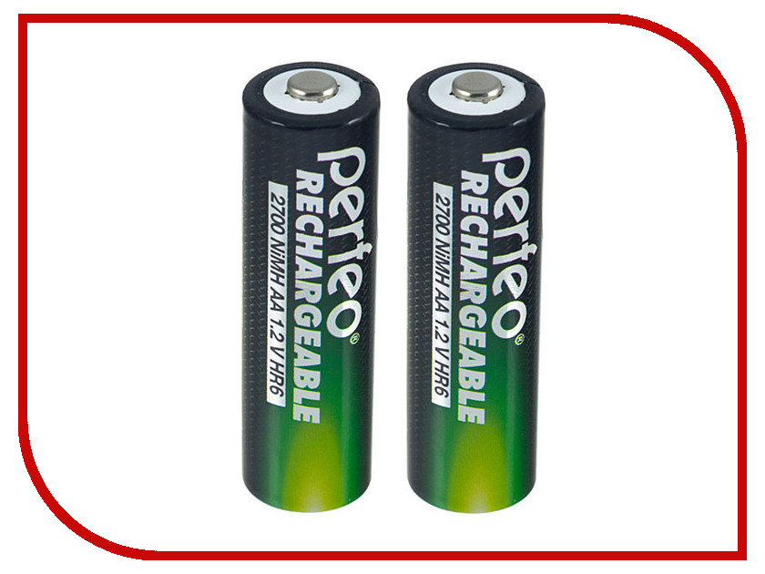 

Аккумулятор AA - Perfeo 2700 mAh PF AA2700/2BL (2 штуки), PF AA2700/2BL