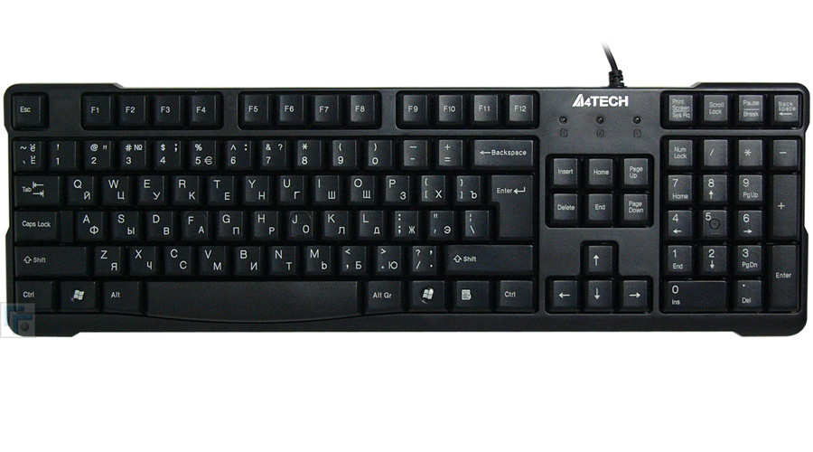 цена Клавиатура A4Tech KR-750 Black USB