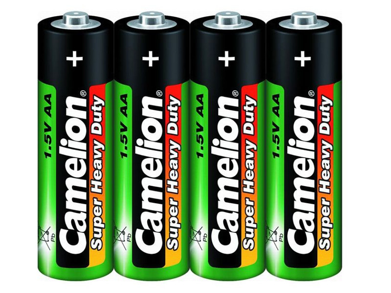 Батарейка AA - Camelion R6 SR-4 R6P-SP4G (4 штуки) батарейки camelion r6p 4
