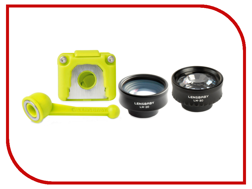 фото Объектив Lensbaby Creative Mobile Kit для iPhone 5/5s 83234 - набор дисков диафрагм