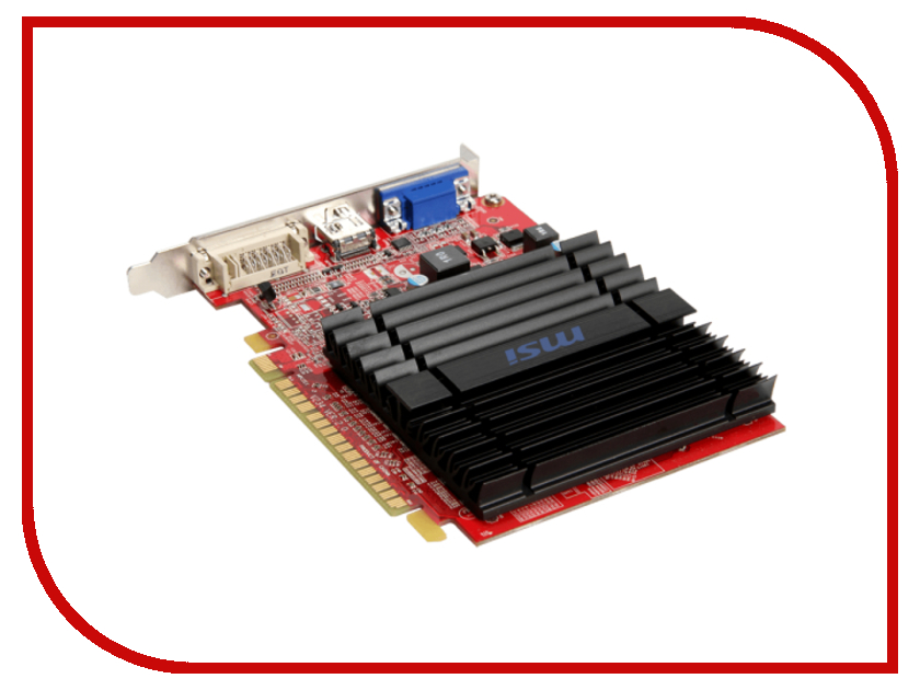

Видеокарта MSI Radeon R5 230 625Mhz PCI-E 2.1 1024Mb 1000Mhz 64 bit DVI HDMI HDCP R5 230 1GD3H