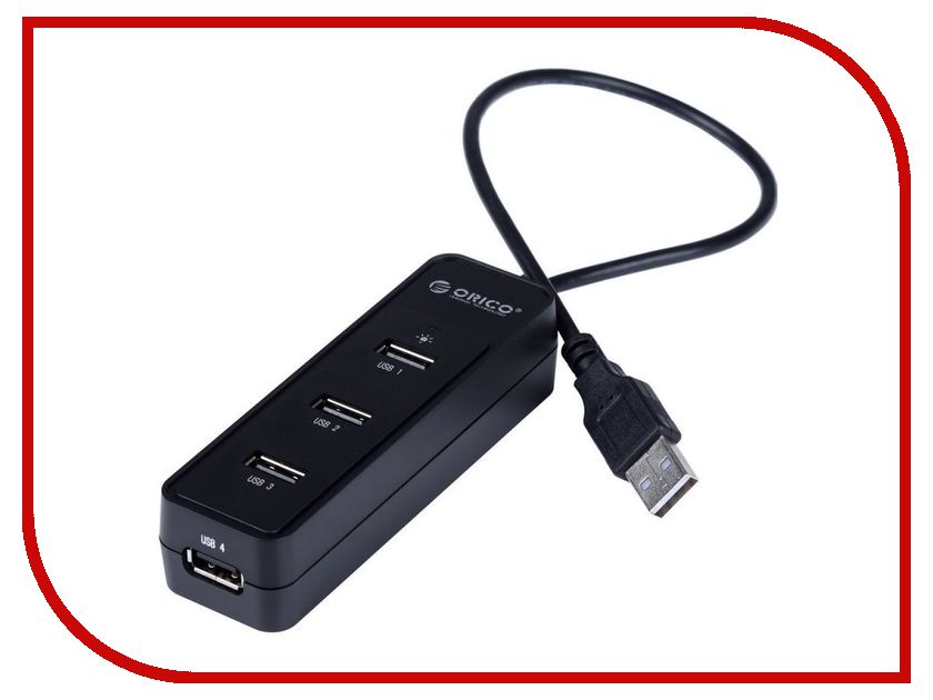 

Хаб USB Orico W5PH4-U2-BK / W5-U2-BK 4-Ports Black