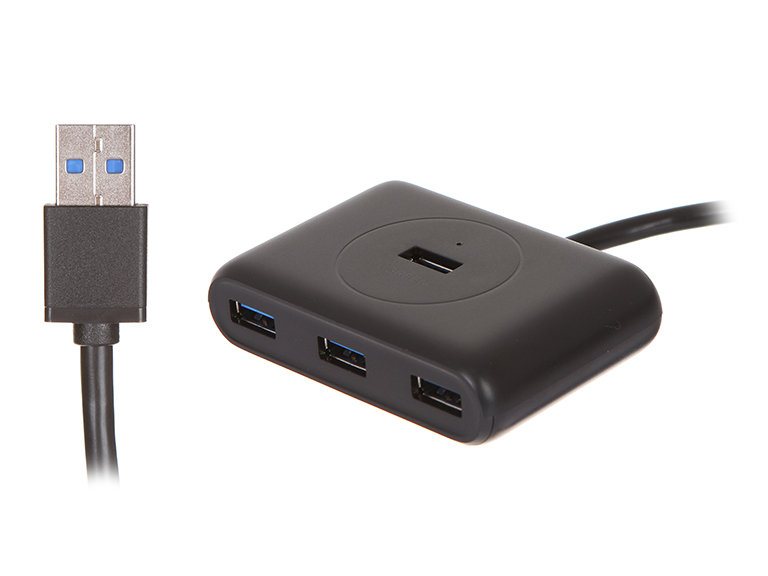 цена Хаб USB Ugreen UG-20291 USB 3.0 4 ports 0.8m Black