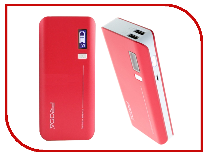 фото Аккумулятор Remax Power Bank V10i Proda Jane Series 20000mAh Red