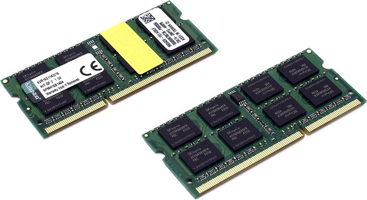 

Модуль памяти Kingston PC3-12800 SO-DIMM DDR3 1600MHz - 16Gb KVR16S11K2/16