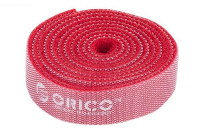 фото Стяжка orico cbt-1s-rd red для кабелей