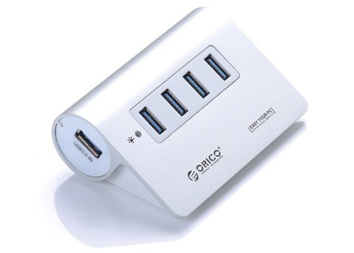 

Orico M3H4-SV 4-Ports Silver, M3H4-SV