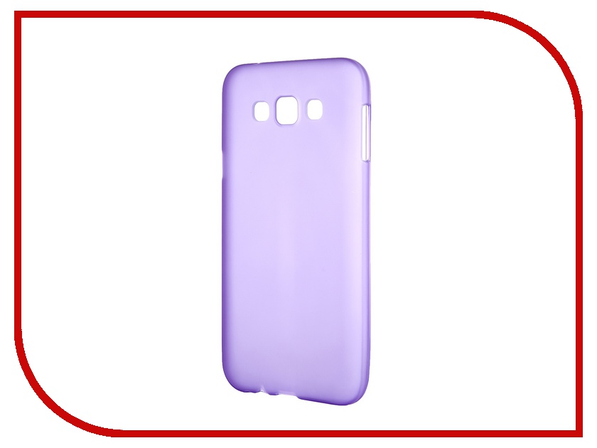 фото Аксессуар Чехол-накладка Samsung Galaxy SM-E700 E7 Activ Silicone Purple Mat 46702