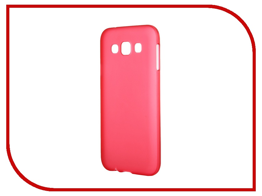 фото Аксессуар Чехол-накладка Samsung Galaxy SM-E500 E5 Activ Silicone Red Mat 46698