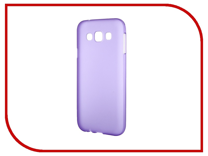 фото Аксессуар Чехол-накладка Samsung Galaxy SM-E500 E5 Activ Silicone Purple Mat 46697