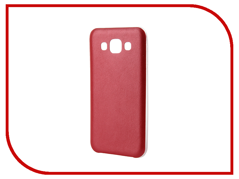 фото Аксессуар Чехол Activ for Samsung Galaxy SM-E500 E5 HiCase силиконовый Red 48198