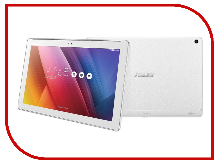 фото Планшет ASUS ZenPad Z300CG-1B016A White 90NP0213-M00710 (Intel Atom x3 C3230RK 1.2 GHz/2048Mb/16Gb/Wi-Fi/3G/Bluetooth/Cam/10.1/1280x800/Android)