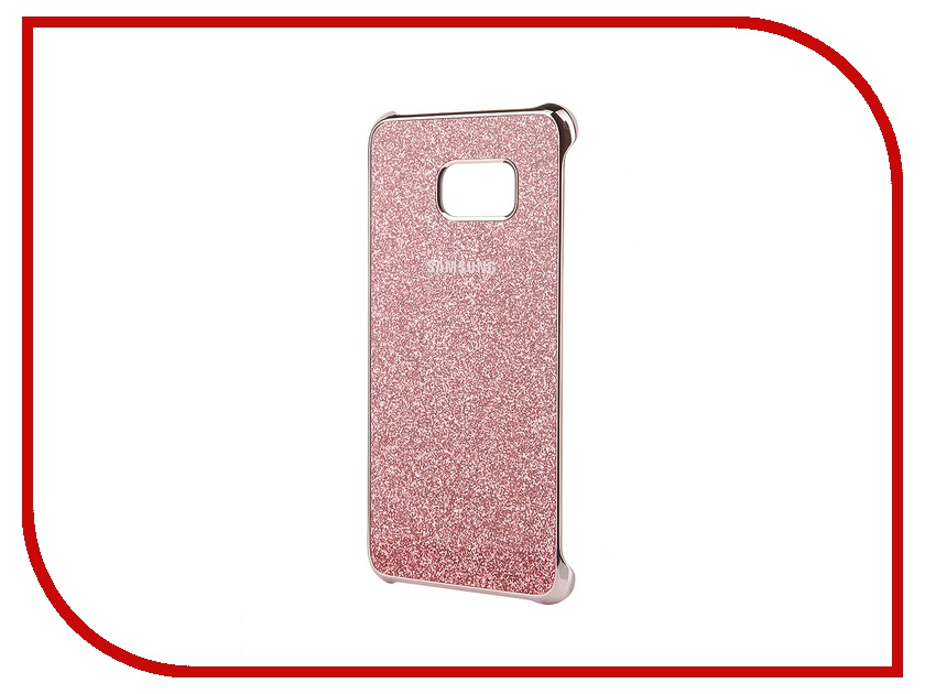 фото Аксессуар Чехол-накладка Samsung SM-G928 Galaxy S6 Edge+ Pink Glitter Cover EF-XG928CPEGRU