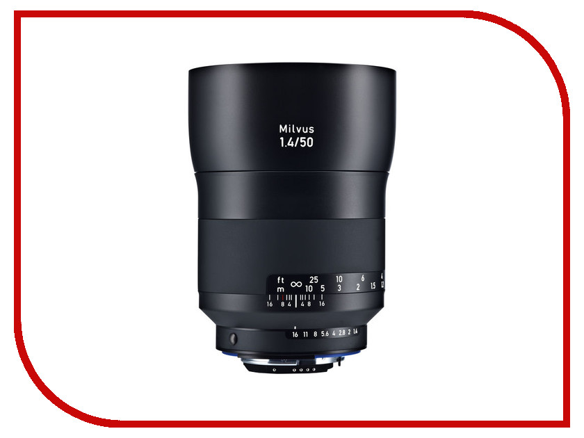 

Объектив Carl Zeiss Nikon 50 mm F/1.4 Milvus ZF.2 2096-556, 2096-556