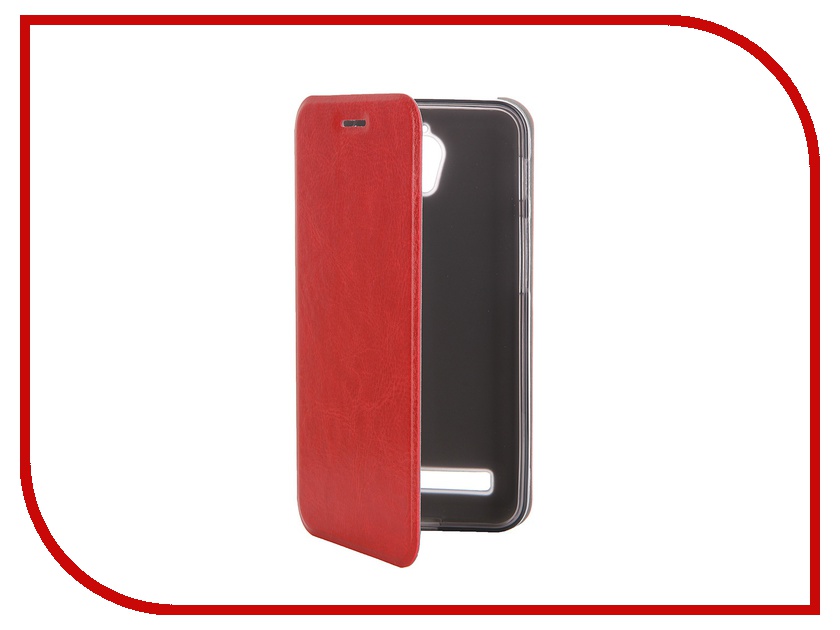 фото Аксессуар Чехол ASUS ZenFone C ZC451CG SkinBox Lux Red T-S-AZC-003