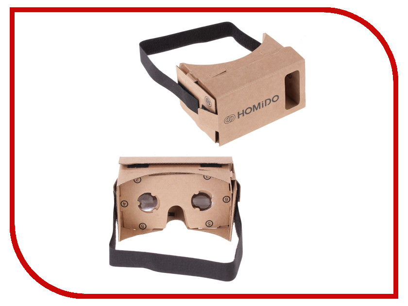 фото Очки виртуальной реальности HOMIDO Cardboard v1.0