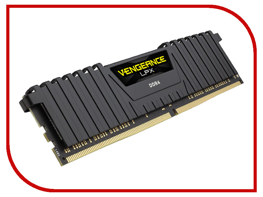 

Модуль памяти Corsair Vengeance LPX Black DDR4 DIMM 2400MHz PC4-17000 - 4Gb CMK4GX4M1A2400C14