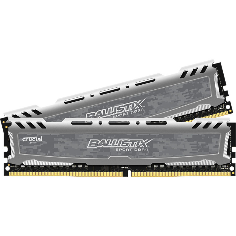 

Модуль памяти Crucial Ballistix Sport DDR4 DIMM 2400MHz PC4-19200 CL16 - 8Gb KIT (2x4Gb) BLS2K4G4D240FSB, BLS2K4G4D240FSB