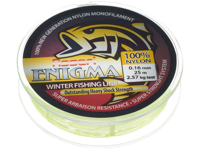 

Леска Asseri Enigma 25m 0.16mm Yellow 309-07016, 309-07016