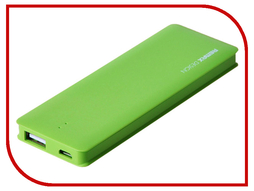 фото Аккумулятор Remax Power Bank Candy bar 5000mAh Green