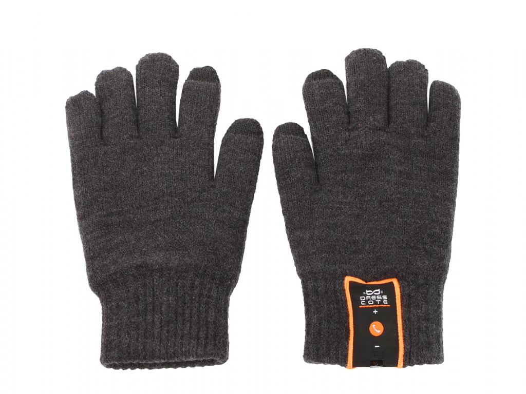 фото Теплые перчатки для сенсорных дисплеев DressCote Talkers Size M Grey