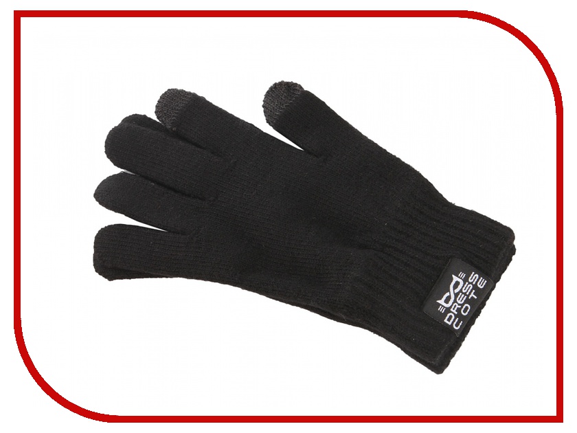фото Теплые перчатки для сенсорных дисплеев DressCote Touchers Size M Black