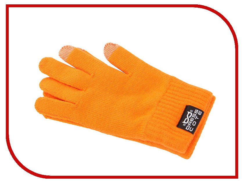 фото Теплые перчатки для сенсорных дисплеев DressCote Touchers Size S Orange