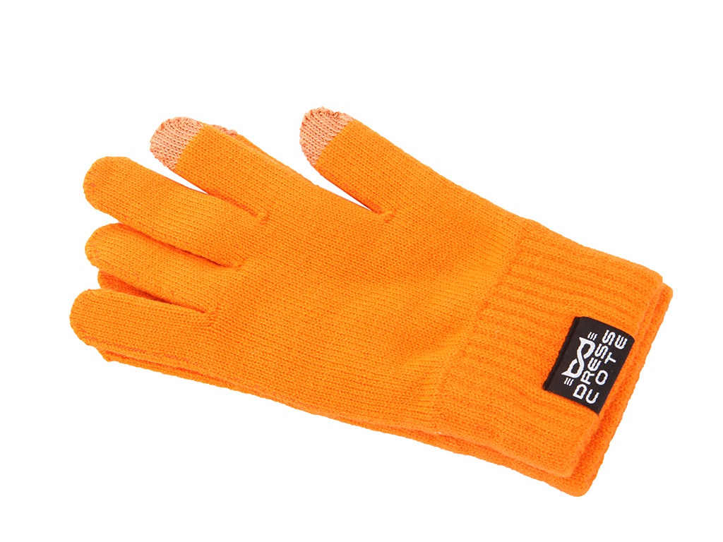 фото Теплые перчатки для сенсорных дисплеев DressCote Touchers Size S Orange