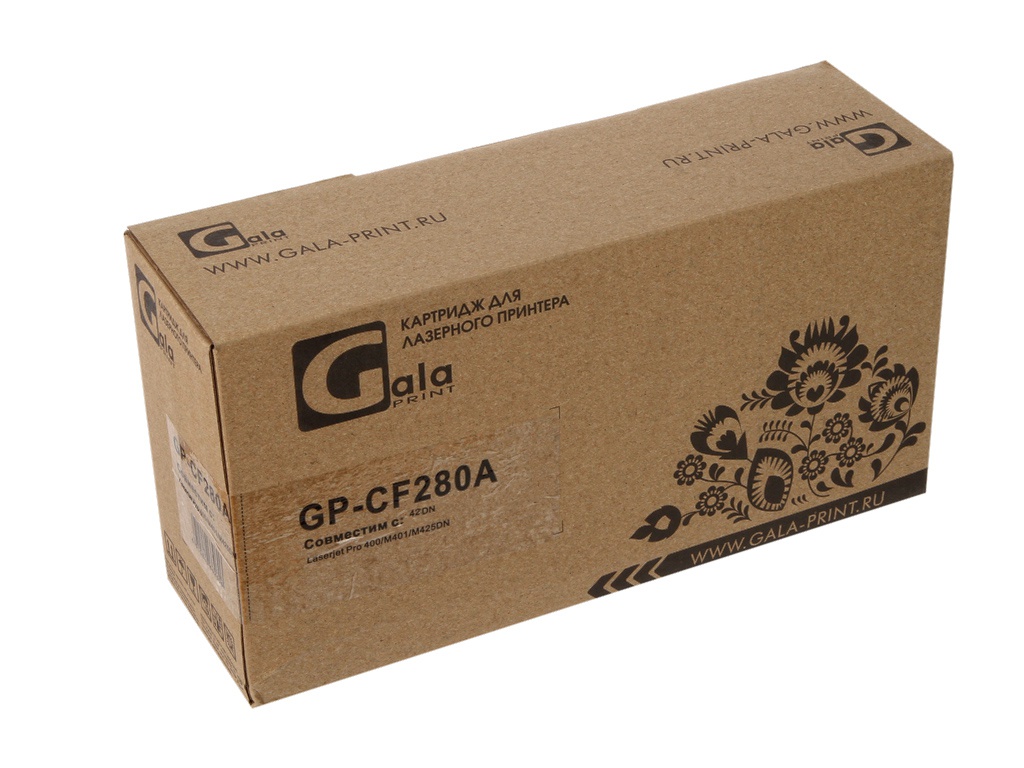 

Картридж GalaPrint GP-CF280A для HP LaserJet Pro 400/M401/425 2700к, GP-CF280A