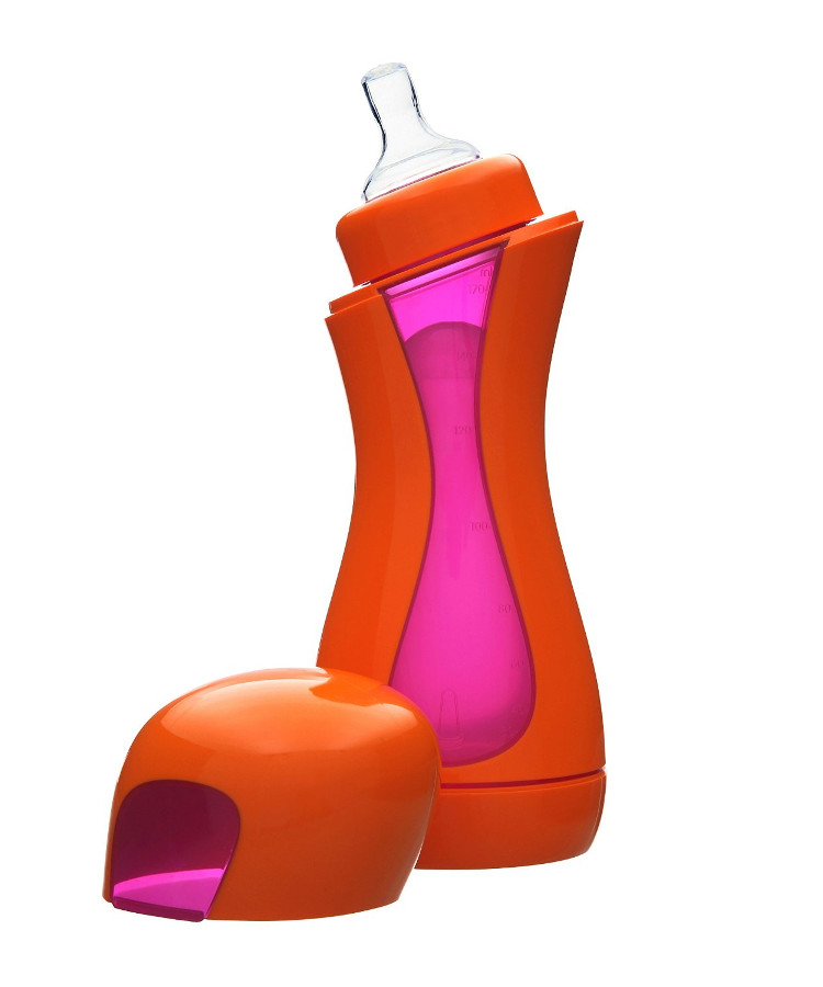 бутылочка iiamo Home 380ml Orange-Purple 603