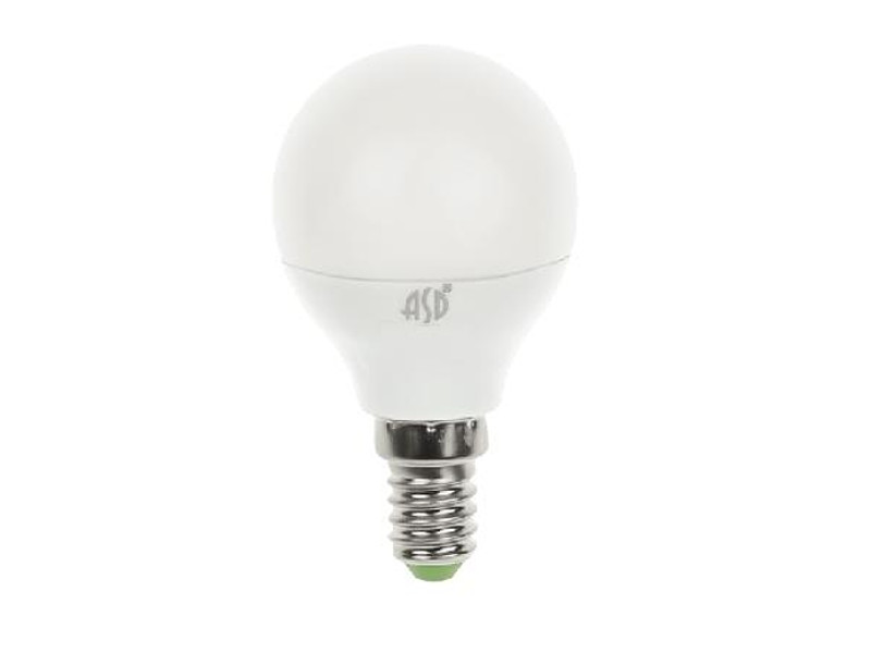 Лампочка ASD LED Шар Standard E14 5W 160-260V 3000K 450Lm 4690612002125