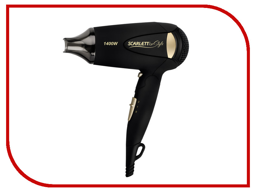 

Фен Scarlett SC-HD70IT10 Black-Gold