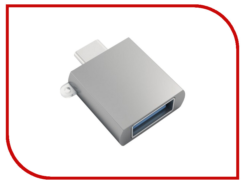 фото Аксессуар Satechi USB 3.0 Type-C to USB 3.0 Type-A Space Gray ST-TCUAM