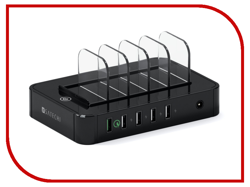 фото Зарядное устройство Satechi 5-Port USB Charging Station Dock Black B0170L322E