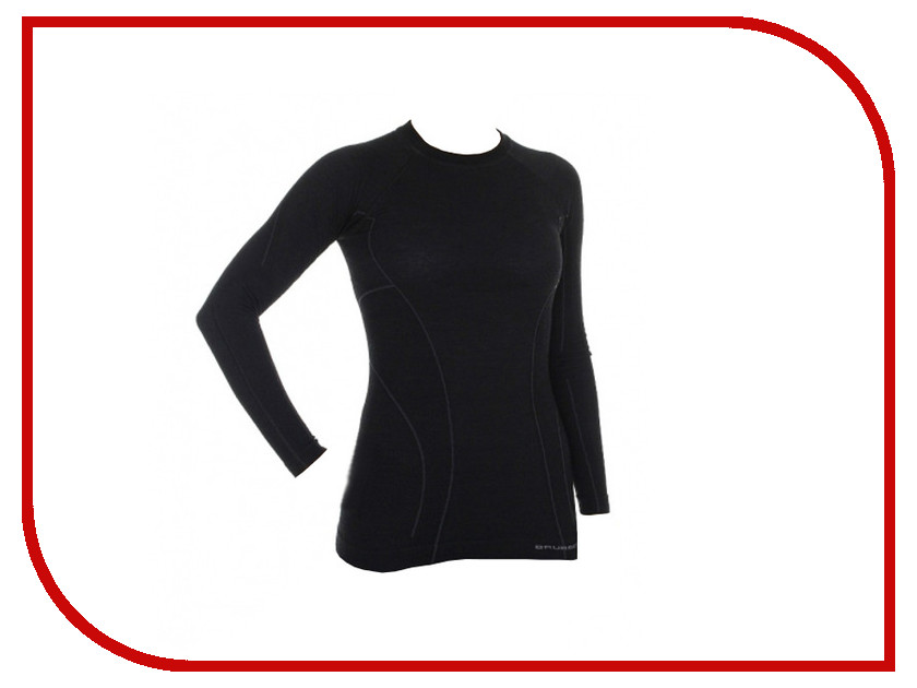 фото Рубашка Brubeck Active Wool L Black LS12810 / LS13030 женская