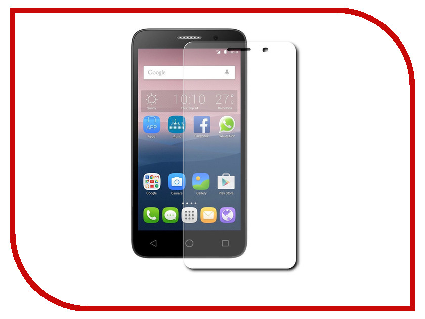 

Аксессуар Защитная пленка Alcatel OneTouch 5015 Pop 3 (5) Red Line